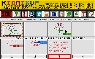 Kidmixup atari screenshot